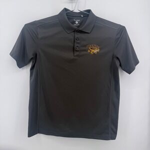 Clique Polo Shirt Mens M SF State Gators Logo Polyester Gray Solid